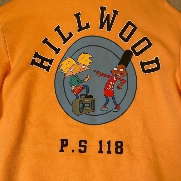 NWT HEY ARNOLD P.S. 118 HILLWOOD PEACHY HOODIE SIZE LARGE - Picture 4 of 7